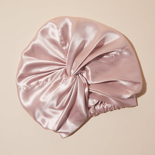 Silklyss 22 Momme 100% Pure Mulberry Silk Bonnet Turban – Blush Pink