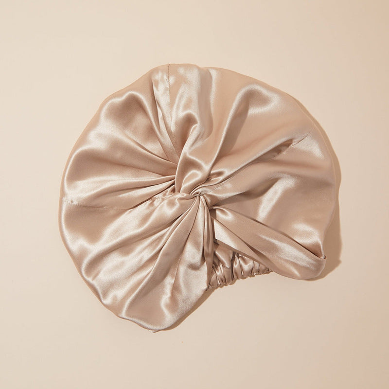 100% Mulberry Silk Sleep Cap for Hair Protection - 22 Momme Silk Bonnet